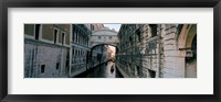 Framed Bridge on a canal, Bridge Of Sighs, Grand Canal, Venice, Italy