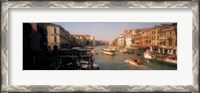 Framed Buildings along a canal, Grand Canal, Venice, Italy