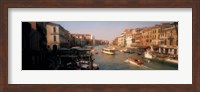 Framed Buildings along a canal, Grand Canal, Venice, Italy