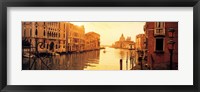 Framed Buildings along a canal, view from Ponte dell'Accademia, Grand Canal, Venice, Italy