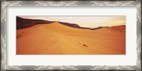 Framed Sand dunes in a desert, Coral Pink Sand Dunes State Park, Utah, USA