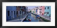 Framed Canal, Burano, Italy