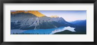 Framed Mountains by Peyto Lake, Canada