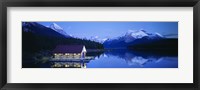 Framed Maligne Lake, Jasper National Park, Alberta, Canada