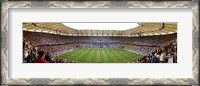 Framed Crowd in a stadium to watch a soccer match, Hamburg, Germany