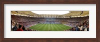 Framed Crowd in a stadium to watch a soccer match, Hamburg, Germany