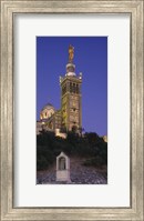 Framed Low angle view of a tower of a church, Notre Dame De La Garde, Marseille, France