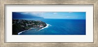 Framed High angle view of an island, Ponta Delgada, Madeira, Portugal