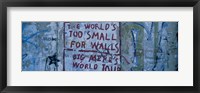 Framed Graffiti on a wall, Berlin Wall, Berlin, Germany