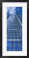 Framed Low angle view of solar panels, Germany