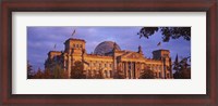 Framed Facade of a building, The Reichstag, Berlin, Germany