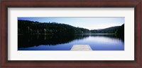 Framed Pier on a lake, Black Forest, Baden-Wurttemberg, Germany