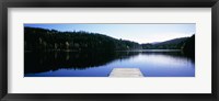 Framed Pier on a lake, Black Forest, Baden-Wurttemberg, Germany