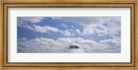 Framed High section view of an airplane, Boeing 747, London, England