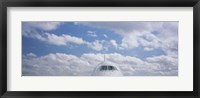 Framed High section view of an airplane, Boeing 747, London, England