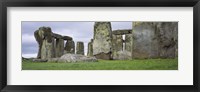 Framed Rock formations of Stonehenge, Wiltshire, England