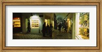 Framed Group of people in a market, Medina, Sousse, Tunisia