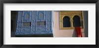 Framed Low angle view of a window of a building, Medina, Kairwan, Tunisia