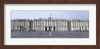 Framed Facade of a museum, State Hermitage Museum, Winter Palace, Palace Square, St. Petersburg, Russia