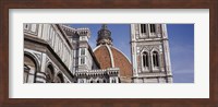 Framed Low angle view of a cathedral, Duomo Santa Maria Del Fiore, Florence, Tuscany, Italy