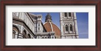 Framed Low angle view of a cathedral, Duomo Santa Maria Del Fiore, Florence, Tuscany, Italy