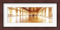 Framed Group of people inside a ballroom, Catherine Palace, Pushkin, St. Petersburg, Russia