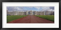 Framed Dirt road leading to a palace, Catherine Palace, Pushkin, St. Petersburg, Russia