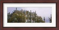 Framed Tree in front of a palace, Winter Palace, State Hermitage Museum, St. Petersburg, Russia