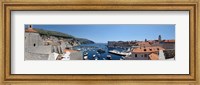 Framed Boats in the sea, UI Sv Dominika, Dubrovnik, Croatia