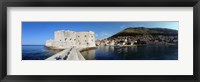 Framed Ruins of a building, Fort St. Jean, Adriatic Sea, Dubrovnik, Croatia