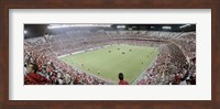 Framed Crowd in a stadium, Sevilla FC, Estadio Ramon Sanchez Pizjuan, Seville, Seville Province, Andalusia, Spain