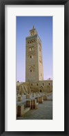 Framed Low angle view of a minaret, Koutoubia Mosque, Marrakech, Morocco