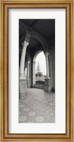 Framed Interiors of a plaza, Plaza De Espana, Seville, Seville Province, Andalusia, Spain