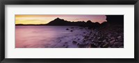 Framed Rocks on the beach, Elgol Beach, Elgol, looking towards Cuillin Hills, Isle Of Skye, Scotland