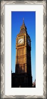 Framed Low angle view of a clock tower, Big Ben, Houses of Parliament, London, England