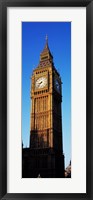 Framed Low angle view of a clock tower, Big Ben, Houses of Parliament, London, England