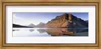 Framed Bow Lake, Banff National Park, Alberta, Canada