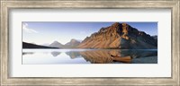 Framed Bow Lake, Banff National Park, Alberta, Canada