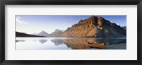 Framed Bow Lake, Banff National Park, Alberta, Canada