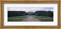 Framed Schonbrunn Palace Garden, Schonbrunn Palace, Vienna, Austria