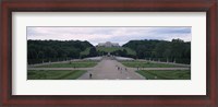 Framed Schonbrunn Palace Garden, Schonbrunn Palace, Vienna, Austria