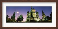 Framed Low angle view of a cathedral, St. Basil's Cathedral, Red Square, Moscow, Russia