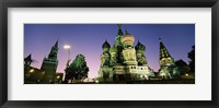 Framed Low angle view of a cathedral, St. Basil's Cathedral, Red Square, Moscow, Russia