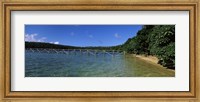 Framed Dock in the sea, Vava'u, Tonga, South Pacific