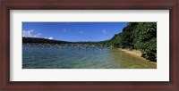 Framed Dock in the sea, Vava'u, Tonga, South Pacific