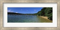 Framed Dock in the sea, Vava'u, Tonga, South Pacific