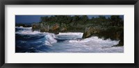 Framed Waves breaking on the coast, Vava'u, Tonga, South Pacific