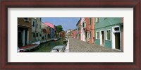 Framed Burano, Venice, Veneto, Italy