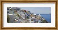 Framed Houses in a city, Santorini, Cyclades Islands, Greece