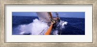 Framed Sailboat in the sea, Antigua, Antigua and Barbuda